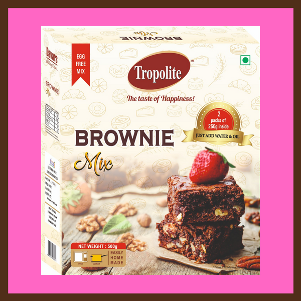 Tropolite Vegitrop Brownie Mix - 500 g - Tropilite Foods