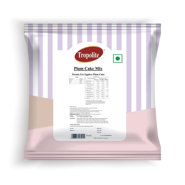 Tropolite Plum Cake Mix - Premix for Egg free Plum Cake - 1 kg - Tropilite Foods