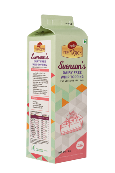Svenson Dairy Free Whip Topping 1 Kg - Tropilite Foods