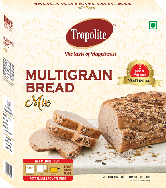 Tropolite Multigrain Bread Mix - 500 g - Tropilite Foods
